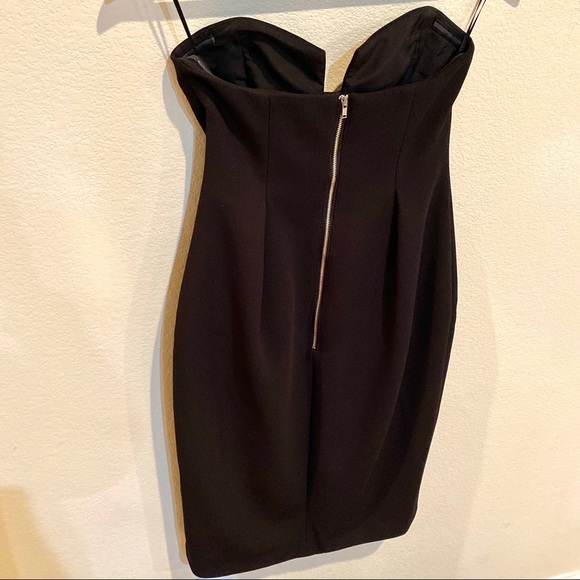 Keepsake the Label (Black) Divide Sweetheart Dress - Picture 9 of 12